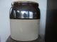 Antique York Penna 3 Gallon 2 Tone Stoneware Pottery Preserve Jar Crock Crocks photo 4