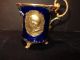 Meissen Rare 19th C Footed Cup Cobalt Gilt Raised Medallions Look Other photo 2