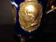 Meissen Rare 19th C Footed Cup Cobalt Gilt Raised Medallions Look Other photo 3