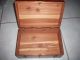 Rare Antique Wood Box/cedar Chest,  Dovetail Ends10 1/4 