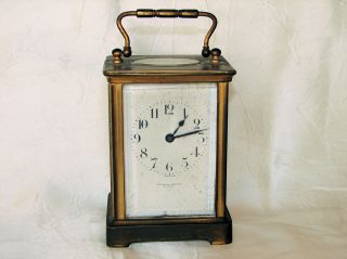 Antique Carriage Clock By A.  Stowall & Co. ,  Inc.  Made In France photo