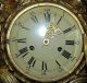 Carved Gold Cartouche French Wall Clock Clocks photo 1