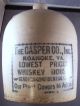 The Casper Co.  1 Gallon Virginia Whiskey Liquor Crock Jug - Roanoke,  Va Jugs photo 5