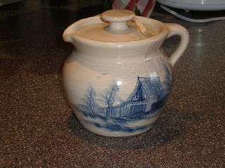 Paul Storie Stoneware Pitcher With Lid photo