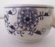 Antique Porcelain Bowl Made By Meissen (bohemia).  With Blue Design. Bowls photo 1