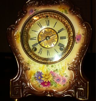Antique Ansonia/ Royal Bonn Clock photo