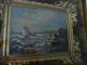 Antique French Painting 19 Th Early 20 Th.  Bronze Frame Good For Kpm Plaque Other photo 1