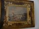 Antique French Painting 19 Th Early 20 Th.  Bronze Frame Good For Kpm Plaque Other photo 6