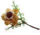 Antique Vtg French Beaded Flowers Victorian Hand Wired Glass Seed Bead Bouquet Other photo 1