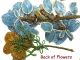 Antique Vtg French Beaded Flowers Victorian Hand Wired Glass Seed Bead Bouquet Other photo 8