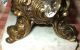 Pair Antique Bronze,  Brass?,  Candelabra,  Dolphins Base With Crystal Metalware photo 5