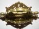Vtg,  Victorian Solid Brass Ornate Napkin / Letter Holder Metalware photo 2