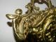 Vtg,  Victorian Solid Brass Ornate Napkin / Letter Holder Metalware photo 3