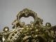 Vtg,  Victorian Solid Brass Ornate Napkin / Letter Holder Metalware photo 4
