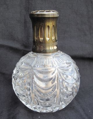 & Old Lampe Berger Perfume Lamp In Crystal Cb 70ies (theatre Curtains. . . ) photo