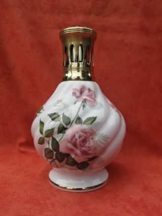 Lovely Lampe Berger Perfume Lamp (paris Porcelain) 1970 Réf.  Cp Paris Rose - Neige photo