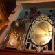 Large Venetian Beveled Etched Wall Mirror Mirrors photo 4