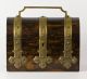 Antique English Victorian Coromandel Wood Box Brass Trim Rare & Boxes photo 1