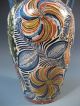 Very Fine Spain Spanish Polychrome Majolica Two Handle Vase Ca.  19th Century Urns photo 5