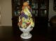 Ceramic Fruit Compote Centerpiece,  Italian Hand Painted Antique Other photo 3