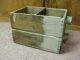 2 Matching Small Finger Jointed Wood Wooden Box Bin Drawers W/ Spool Handles Boxes photo 1