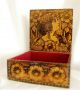 Example Of A Pyrography Box With Art Nouveau Lady - Nr Boxes photo 1