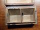 Stamp Box Stamp Case 2 Compartments,  Inlaid Maybe Mother Of Pearl Boxes photo 1