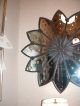 Iron Starburst Style Mirror Frame In Old Black Iron Finish Mirrors photo 1