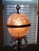 Rare Antique Neo Classic Crystal Cut Glass Prism Brass & Marble Cherubs Lamp Lamps photo 1