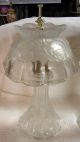 Gorgeous Pair Of Victorian? Lead Crystal Table Lamps Lamps photo 1