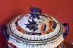 Museum Quality Masons 19th C.  Antique English Covered Tureen W/ Matching Platter Tureens photo 3