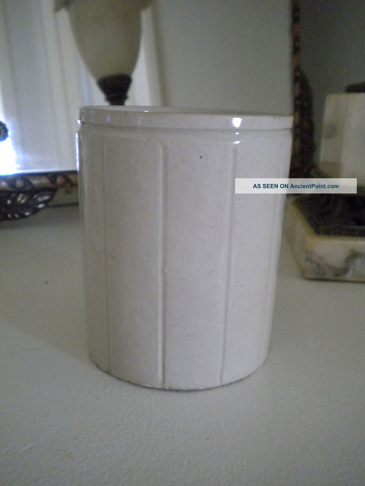 Antique W P Hartley Salt Glazed Crock Jam Jar Crocks photo