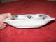 Antique White Porcelain Purple Violet Floral Dish Other photo 2
