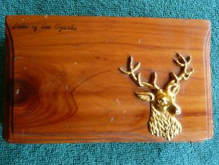 Vintage ' Lake Of The Ozarks ' Cedar Box photo