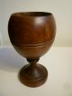 English Victorian Turned Wood Goblet,  Late 19th Century Height 7 1/2in. Other photo 3