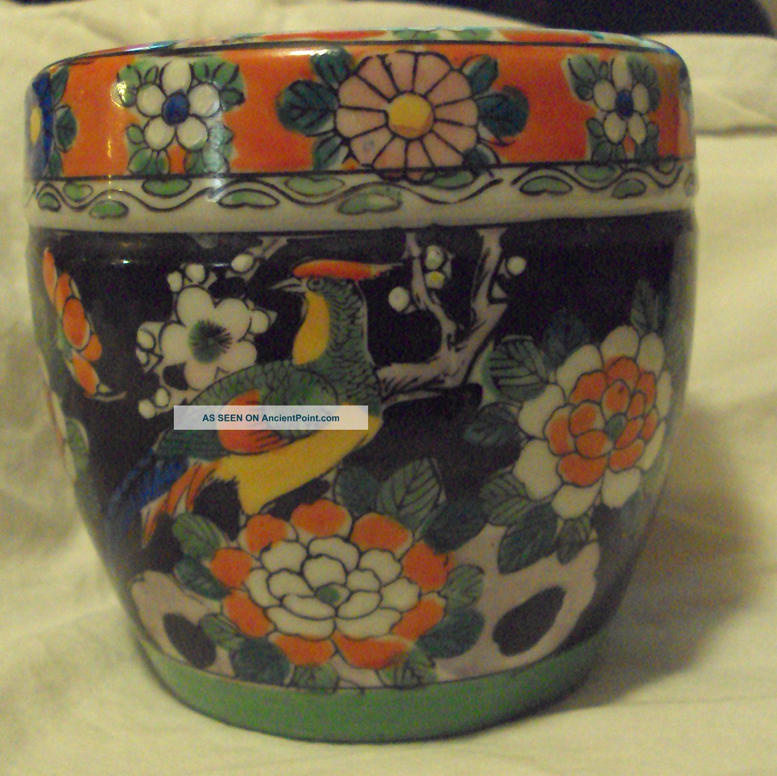 Small Handpainted Glass Vase Vases photo