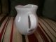 White Ironstone Ceramic Porcelain Small Milk Cream Pitcher Creamer Pitchers photo 1