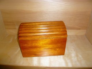 Antique Style Mahogany Wood Box photo