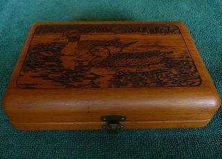 Vintage Las - Art Handcrafted Hardwood Box photo