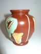 Small Retro West Germany Vase Excellent Example Of Retro Pottery Thick Glaze Vases photo 3