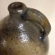 Antique Stoneware: Rare Ny Ovoid Jug,  Cobalt & Reeded Rim,  C.  Crolius?,  Ca.  1820 Jugs photo 6