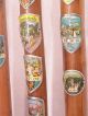 4 Antique Walking Canes Black Forest Stick 38 Badges Stick German Old Can Wood Other photo 5