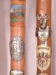 4 Antique Walking Canes Black Forest Stick 38 Badges Stick German Old Can Wood Other photo 6