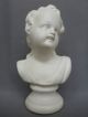 Early Antique Parian Porcelain Bust Mirth Figure Figurine Figurines photo 1
