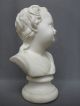 Early Antique Parian Porcelain Bust Mirth Figure Figurine Figurines photo 3