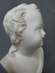 Early Antique Parian Porcelain Bust Mirth Figure Figurine Figurines photo 4