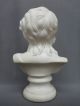 Early Antique Parian Porcelain Bust Mirth Figure Figurine Figurines photo 6