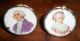 George And Martha Limoge Miniature Portrait Plates Hand Painted + Limoge Monaco Other photo 2