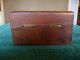 Vintage Hand Carved Wood Box With Brass Inlay Boxes photo 2