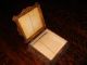 Vintage Pyro Art Wood Box - Grape Leaf Design Boxes photo 2